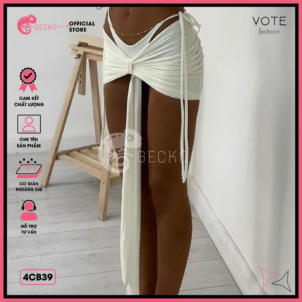  Combo 3 Món Bikini Khoen Méo Mix Váy Slay GECKO 4CB43 