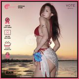  Combo 3 Món Tam Giác Phối Khăn Ren Gợi Cảm GECKO 4CB39 