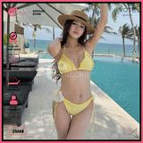  Bikini 2 Mảnh Tam Giác Viền Bèo Cột Dây Cute GECKO 2M88 