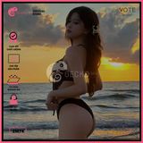  Bikini 2 Mảnh Phối Voan Tam Giác Kiểu Butterfly GECKO 2M74 