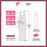  Đầm Ren Dáng Dài Hở Lưng Phối Chân Ren Mặc Cùng Bikini GECKO 3PK33 