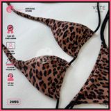  Bikini 2 Mảnh Tam Giác Hoạ Tiết Da Beo Sexy GECKO 2M93 