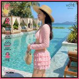  Combo 3 Món Bikini Tam Giác Ren Mix Ngọ.c Tra.i GECKO 4CB06 