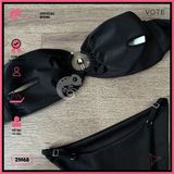  Bikini 2 Mảnh Ngang Ngực Phối Khoen GECKO 2M69 
