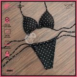  Bikini 2 Mảnh Tam Giác Chấm Bi Lotkhe Sexy Tăm Lạnh GECKO 2M91 