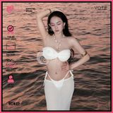  Combo 3 Món Chân Váy Phối Bikini Áo Xoắn Gợi Cảm GECKO 4CB37 