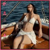  Combo 3 Món Bikini Tam Giác Bèo Phối Váy Chân Ren Hoa GECKO 4CB30 