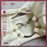  Bikini 2 Mảnh Cúp Ngực Mix Khoen Tim Gợi Cảm GECKO 2M64 