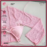  Combo 3 Món Bikini Tam Giác Ren Mix Ngọ.c Tra.i GECKO 4CB06 