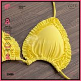 Bikini 2 Mảnh Tam Giác Viền Bèo Cột Dây Cute GECKO 2M88 