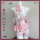  Bikini 2 Mảnh Áo Xoắn Tua Rua Quần Bèo GECKO 2M95 