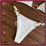  Bikini 2 Mảnh Mix Khoen Méo Quần Tăng Đơ Slay GECKO 2M98 