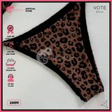  Bikini 2 Mảnh Cúp Ngực Da Beo Mix Khoen Tròn Quần Lotkhe GECKO 2M99 