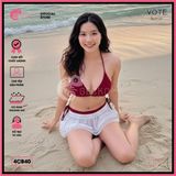  Combo 3 Món Tam Giác Mix Chân Váy 2 Tầng Cute GECKO 4CB40 