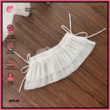  Chân Váy Voan Tơ Giấy 2 Tầng Dáng Ngắn Dễ Thương Mặc Kèm Bikini GECKO 3PK39 