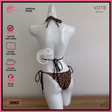  Bikini 2 Mảnh Tam Giác Hoạ Tiết Da Beo Sexy GECKO 2M93 