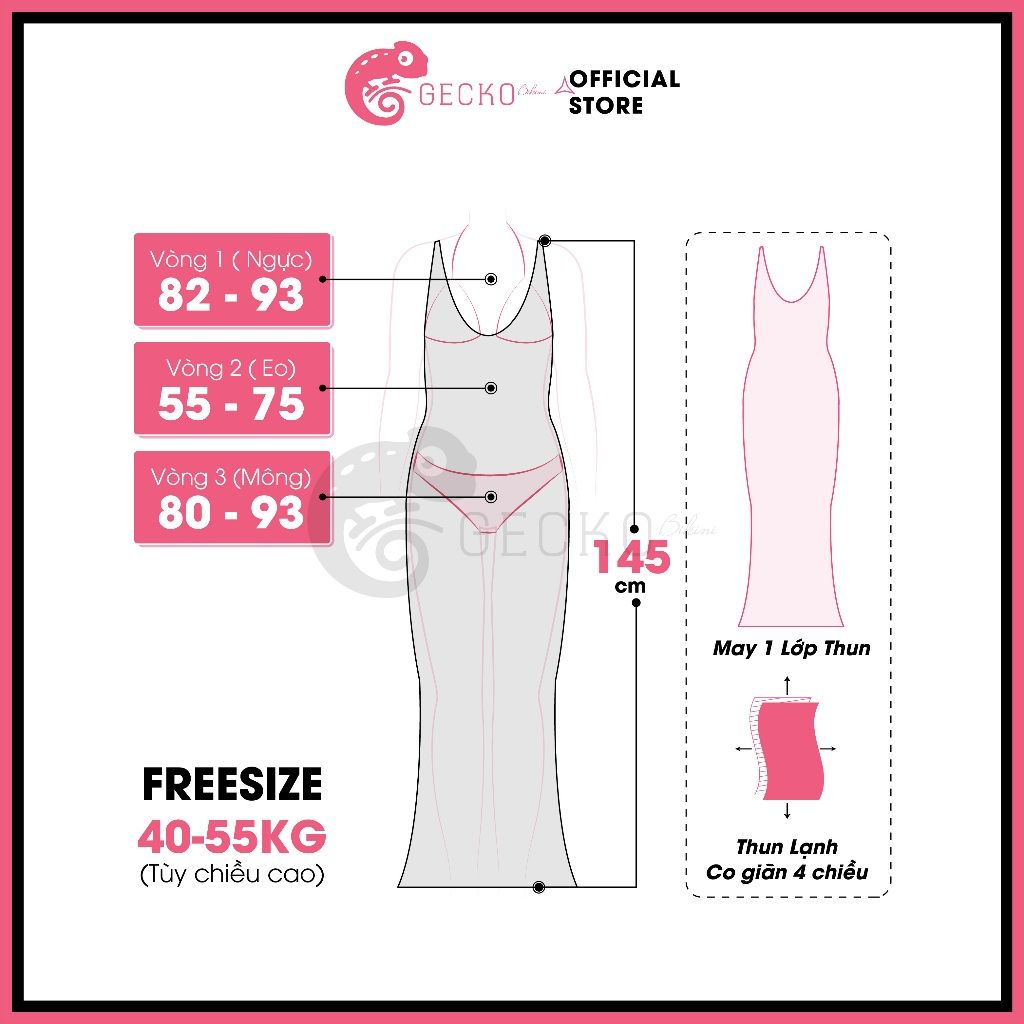  Áo Lưới Ren Hoa 2 Dây Khoét Lưng Mặc Cùng Bikini GECKO 3PK32 