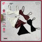  Bikini 2 Mảnh Áo Lượn Sóng Quần Lotkhe GECKO 2M08 