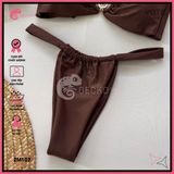  Bikini 2 Mảnh Áo Cúp Phối Khoen Ốc Sang Trọng Gợi Cảm GECKO 2M107 