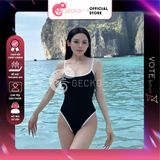  Bikini 1 Mảnh Bodysuit Viền 2 Dây Gợi Cảm GECKO 1M11 
