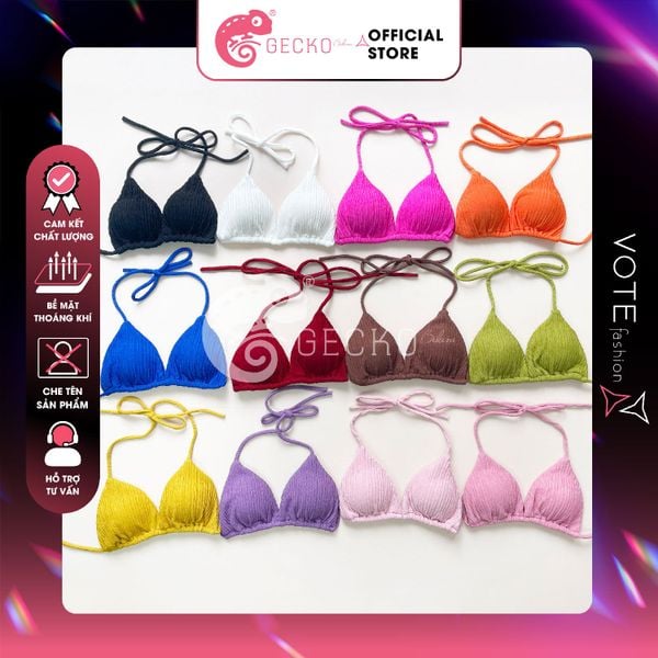  Áo Lẻ Bikini  Tam Giác Xốp Nhật GECKO 3PK14 