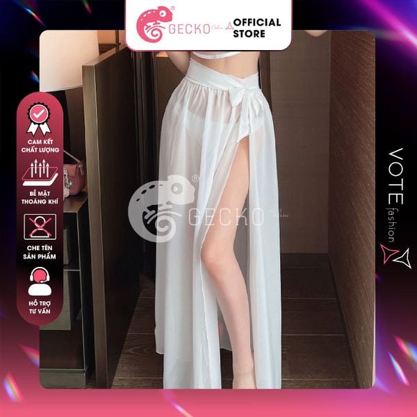  Chân Váy Voan Mặc Kèm Bikini Dài 1m GECKO 3PK02 
