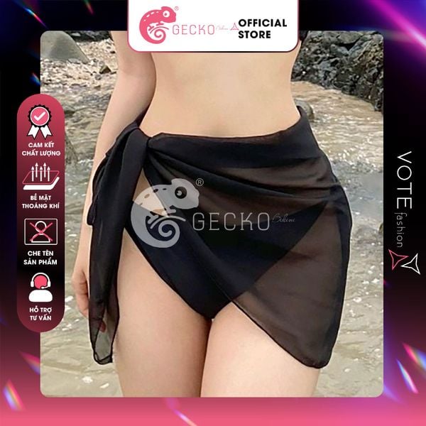  Khăn Voan Lưới Mặc Ngoài Bikini GECKO 3PK03 