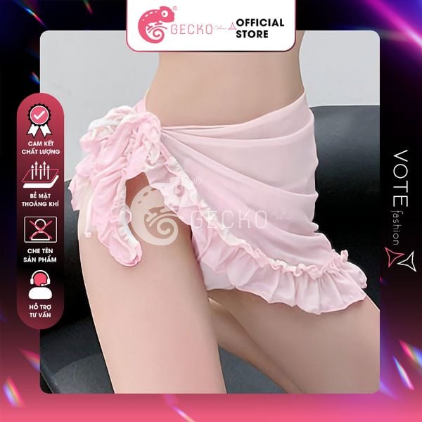  Khăn Voan Bèo Mặc Ngoài Bikini GECKO 3PK22 