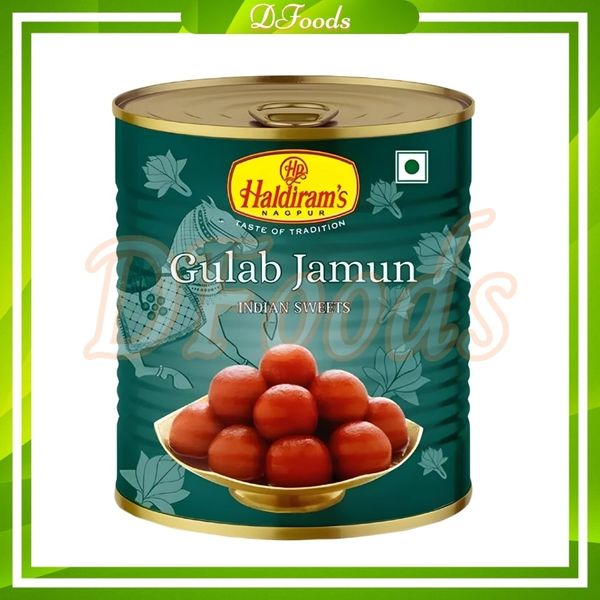 Haldirams Gulab Jamun 1KG – Món tráng miệng Ấn Độ ngọt ngào, đậm đà hương vị truyền thống