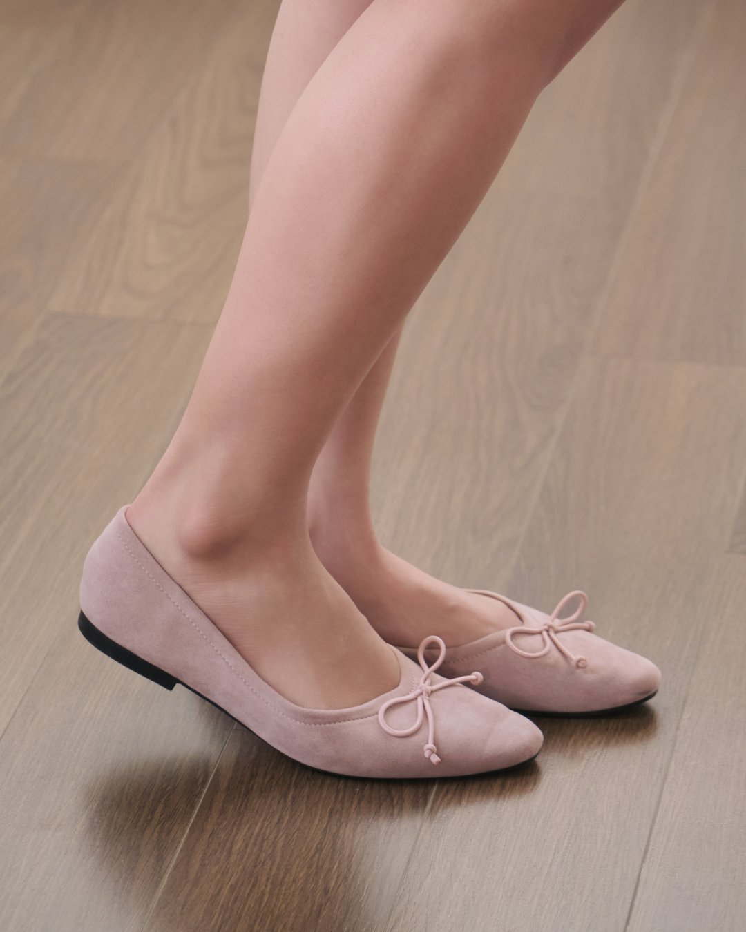  ARI BOW FLATS - DUSTY ROSE 