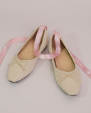  ARI BOW FLATS - BEIGE 