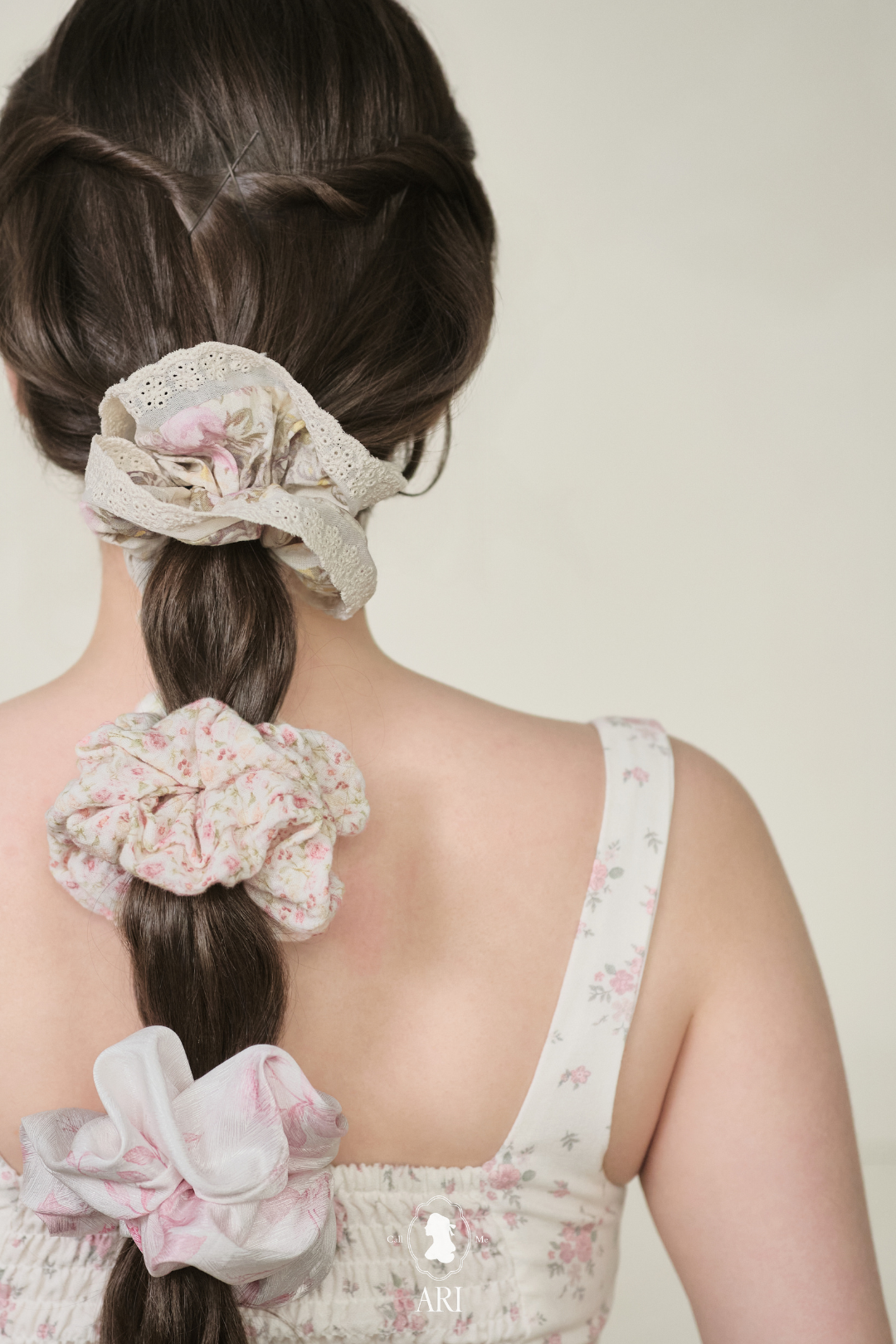  R&S PETAL KISS SCRUNCHIES 