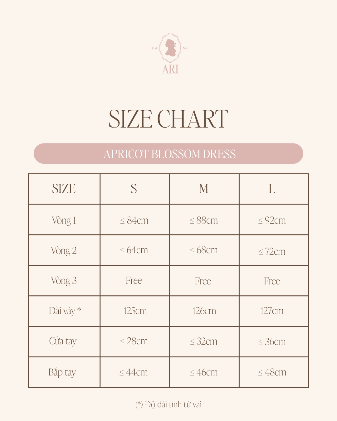  APRICOT BLOSSOM DRESS 