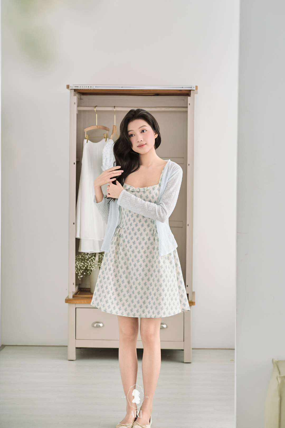  DAILY CARDIGAN - BABY BLUE 