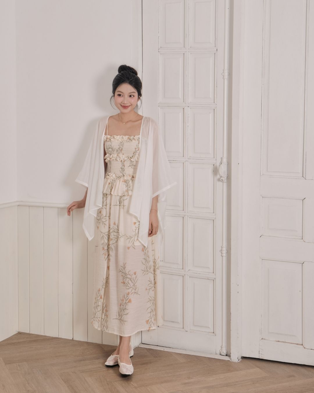  PETAL CARDIGAN - WHITE 