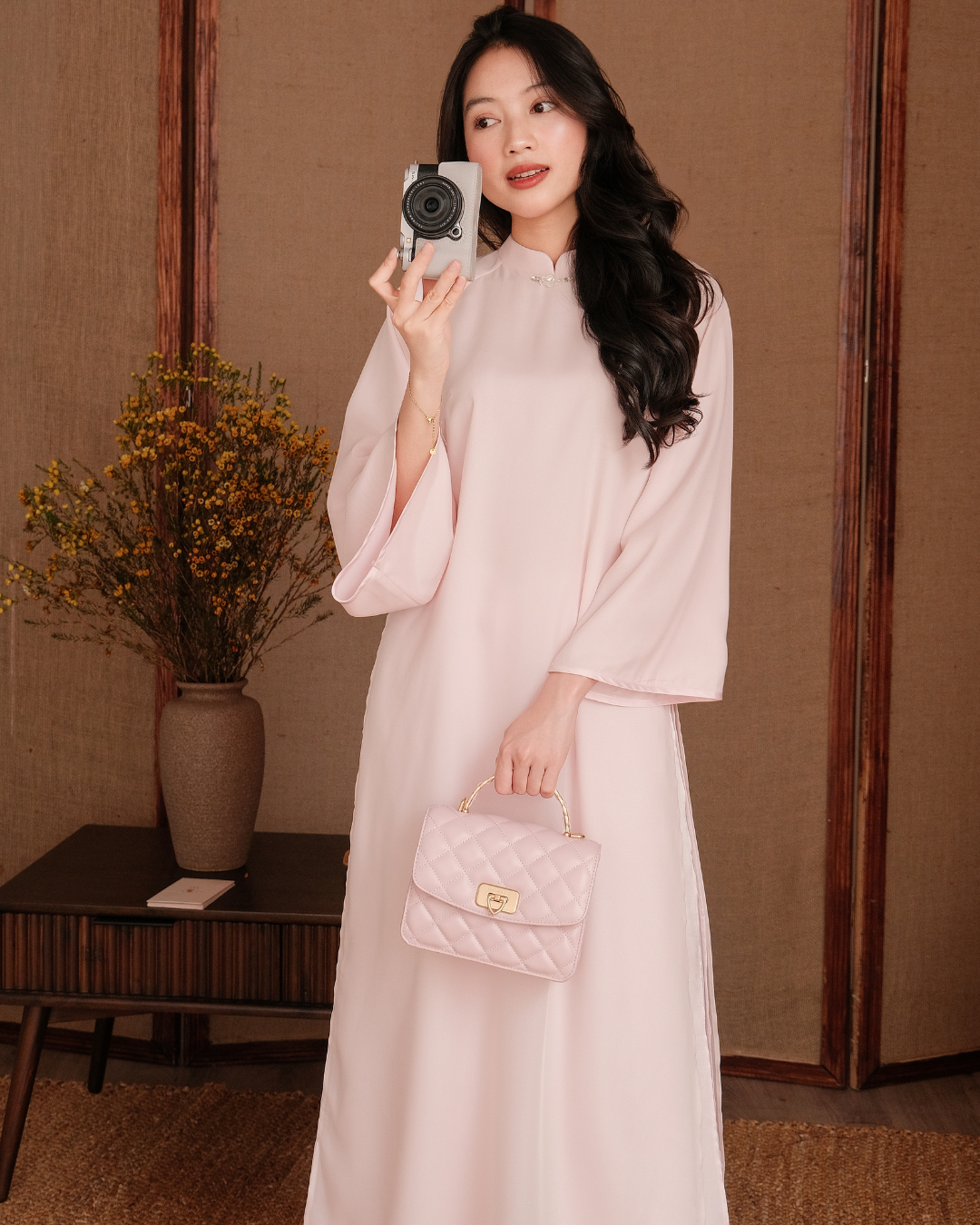  ÁO DÀI NẾP HƯƠNG 