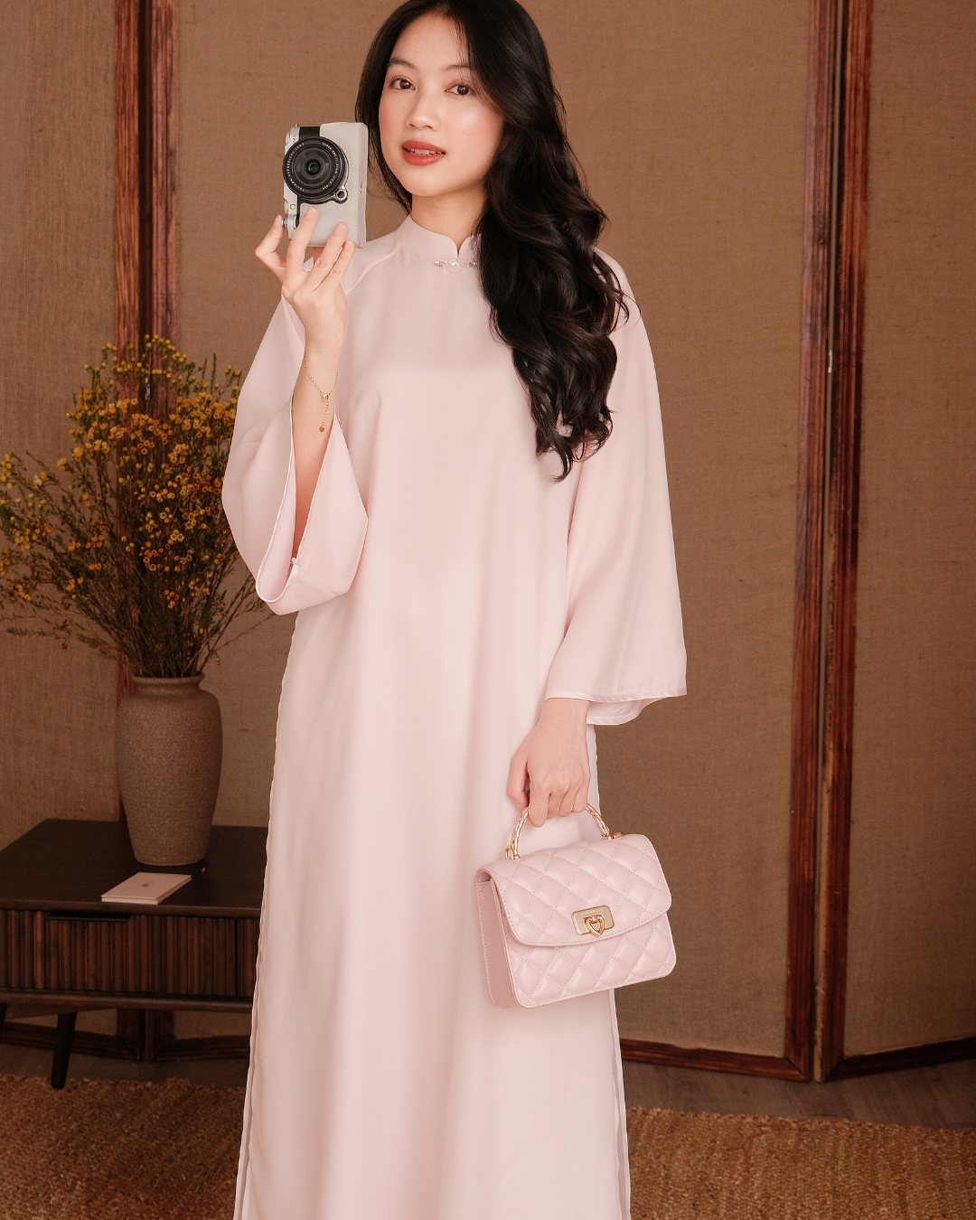  ÁO DÀI NẾP HƯƠNG 