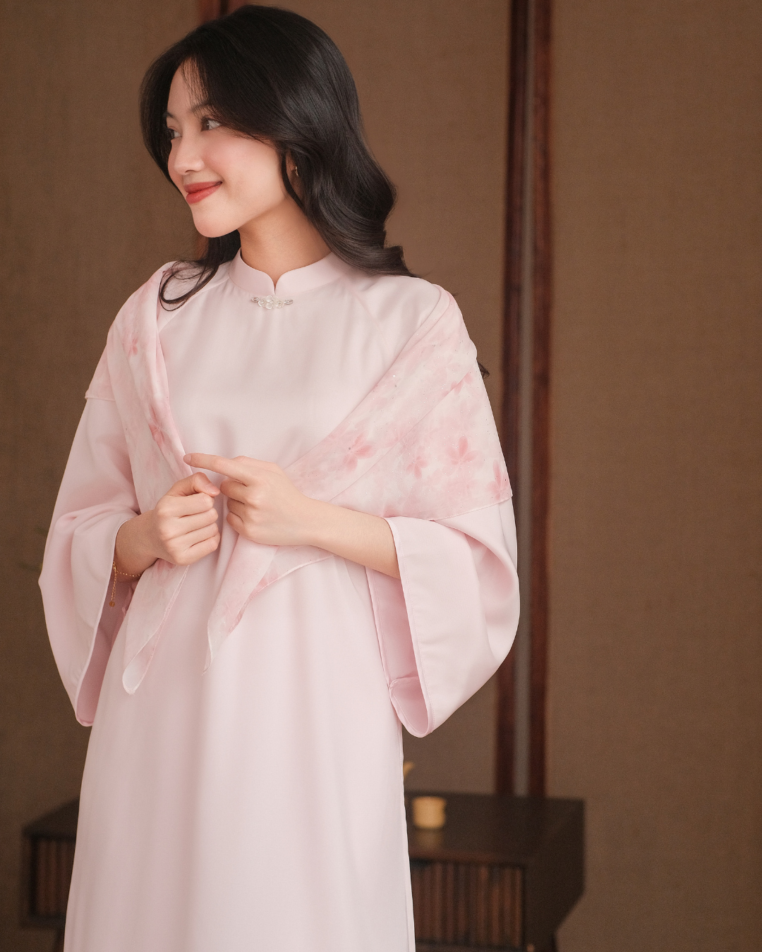  ÁO DÀI NẾP HƯƠNG 
