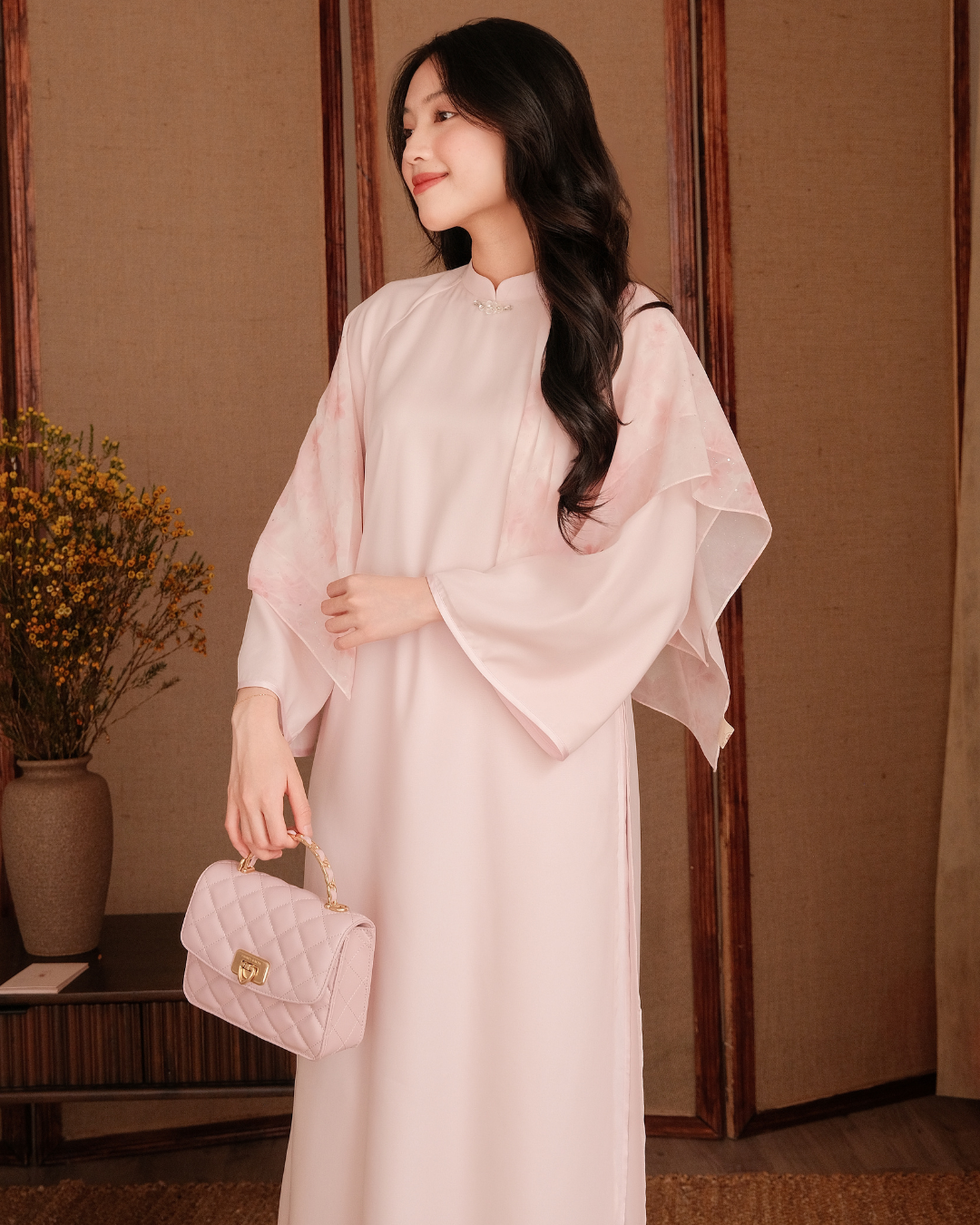  ÁO DÀI NẾP HƯƠNG 