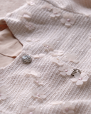 BLOSSOM TWEED JACKET - NUDE PINK 