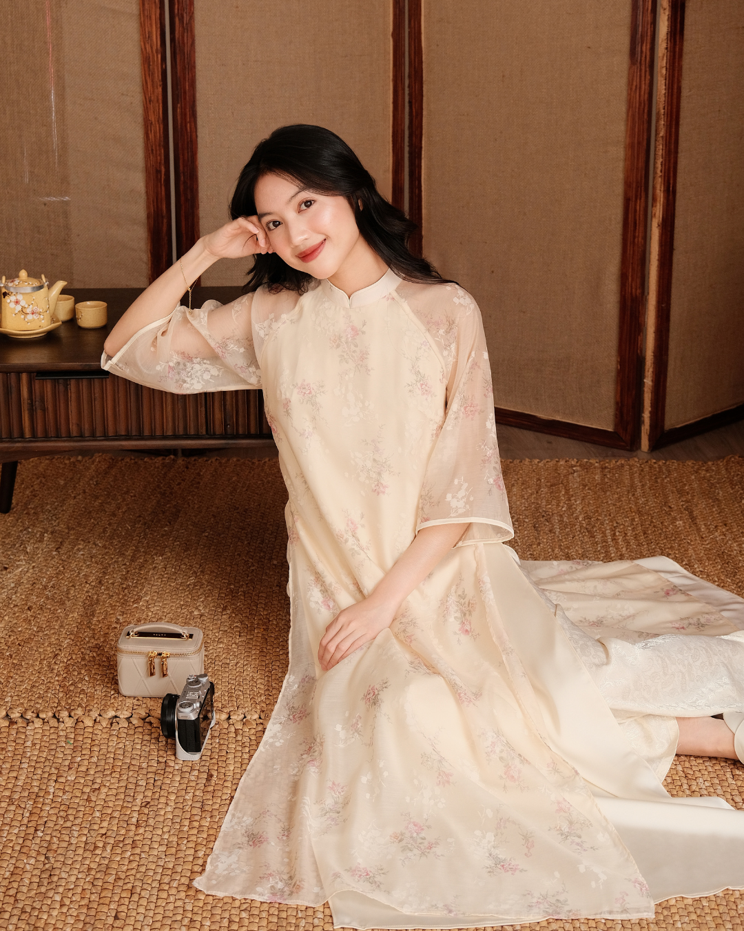  ÁO DÀI TƠ MỘC 26 