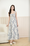  BLUE TOILE MAXI DRESS 