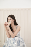  BLUE TOILE MAXI DRESS 