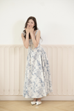 BLUE TOILE MAXI DRESS 