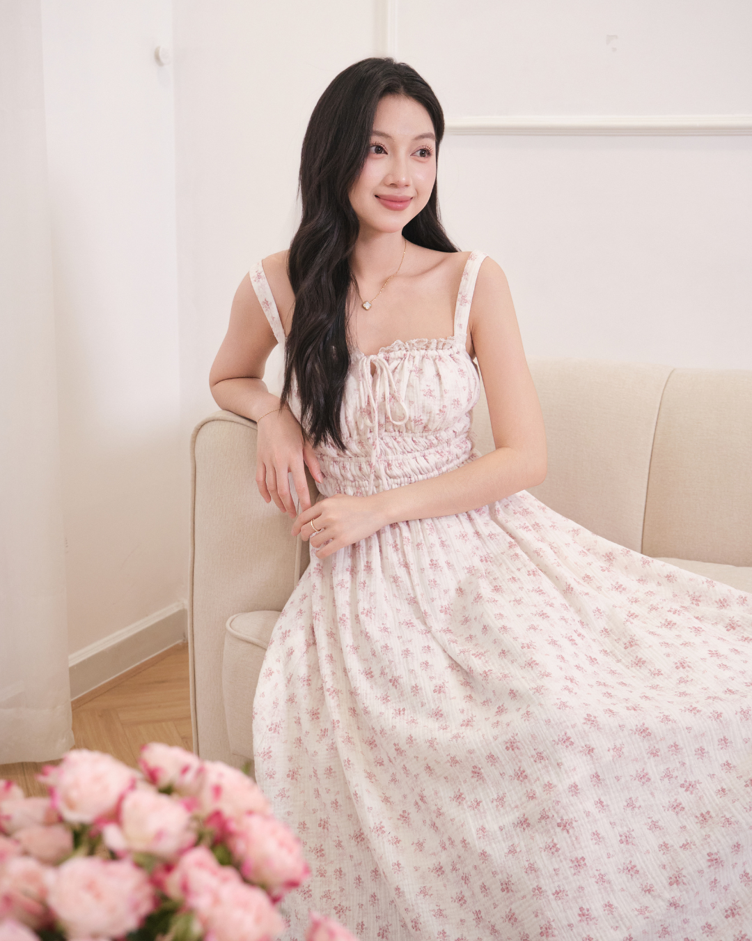  PONIES MIDI DRESS 
