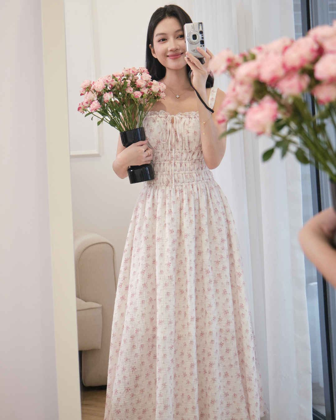  PONIES MIDI DRESS 