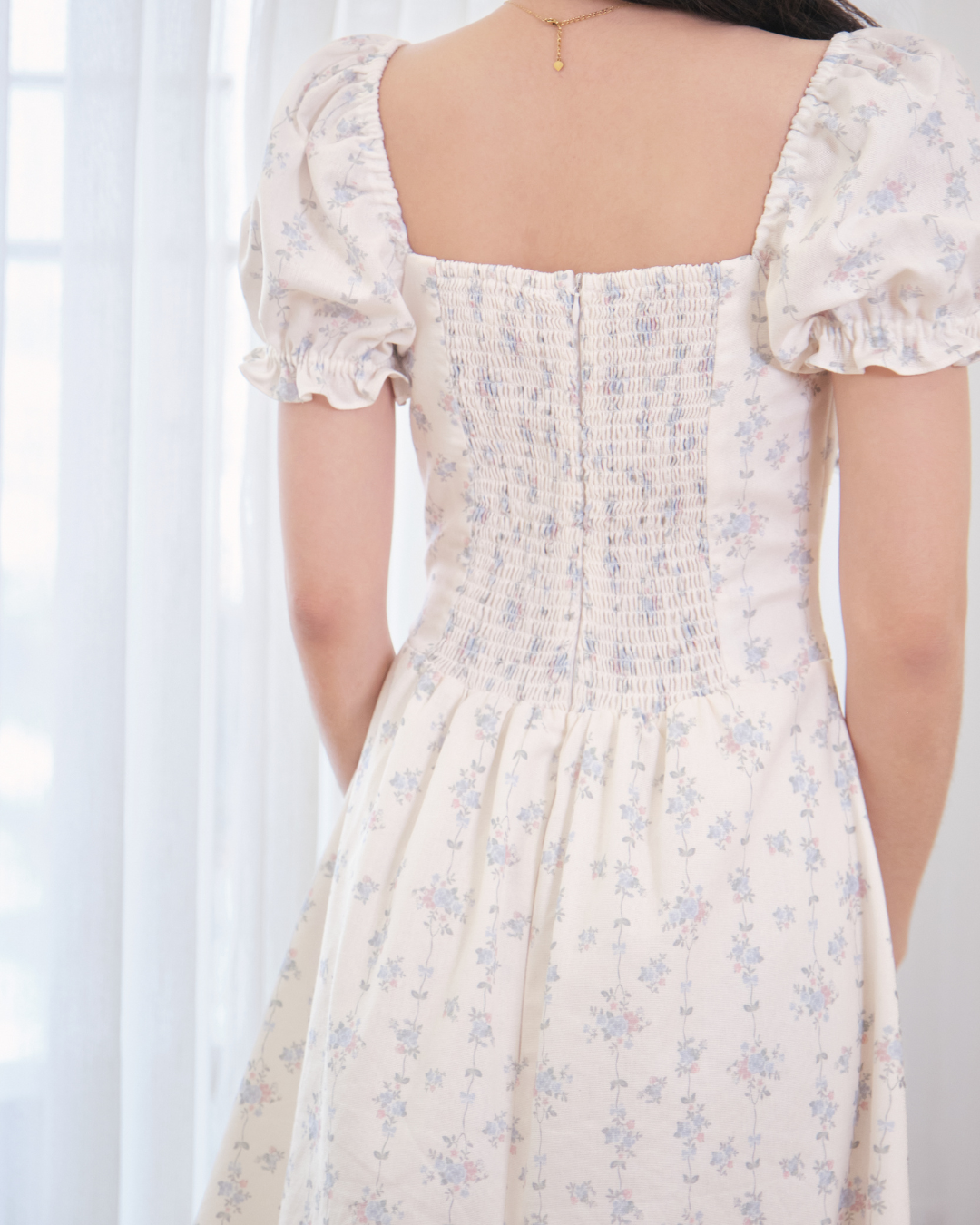  BLUEBERRY MIDI DRESS 