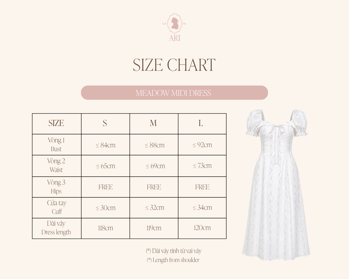 MEADOW MIDI DRESS 