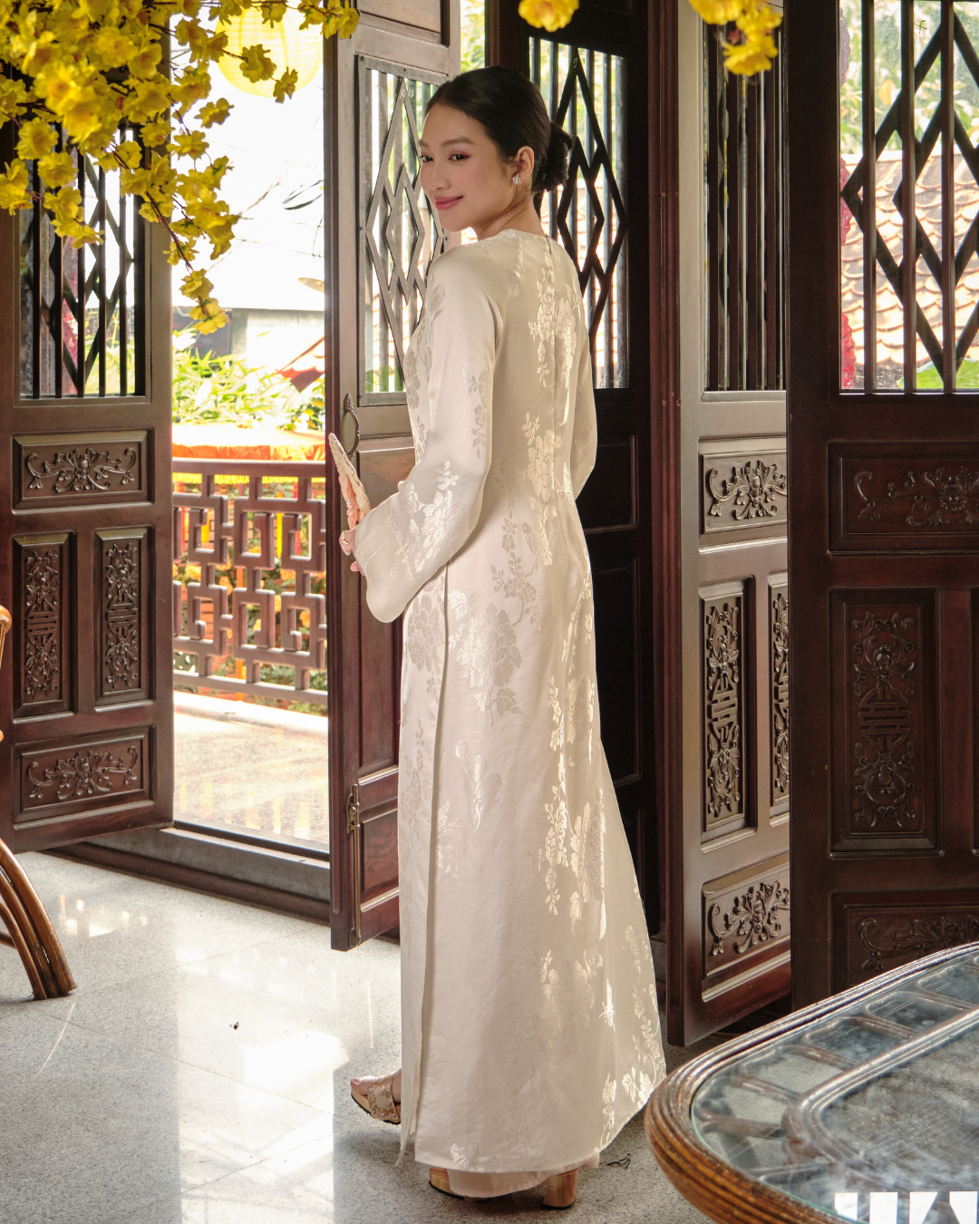  ÁO DÀI MIỀN LỤA 