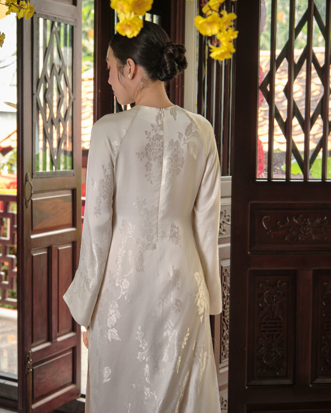  ÁO DÀI MIỀN LỤA 